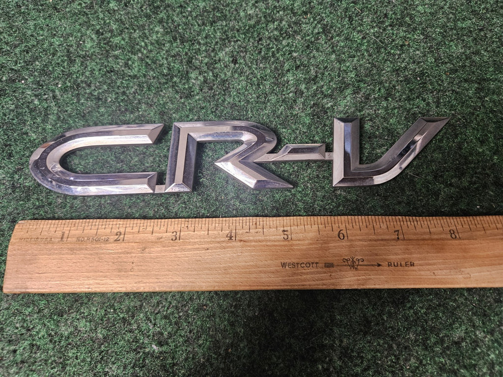 02 03 04 05 06 HONDA CRV CR-V REAR GATE CHROME EMBLEM LOGO BADGE SYMBOL 3M2