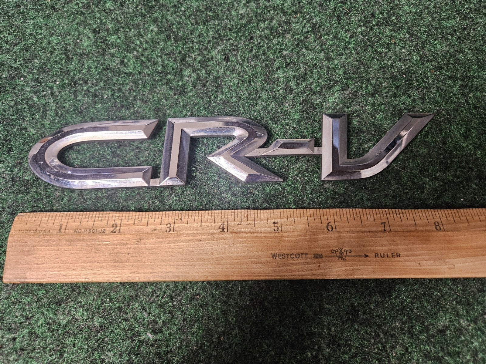 02 03 04 05 06 HONDA CRV CR-V REAR GATE CHROME EMBLEM LOGO BADGE SYMBOL 3M2