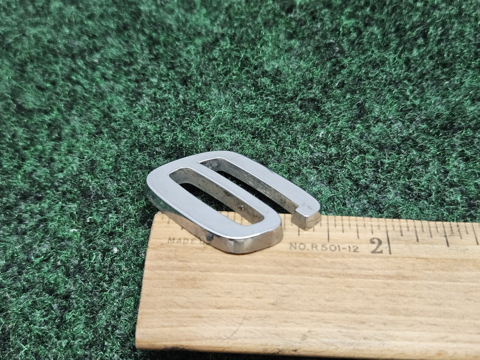 Volvo OEM S60 "6" Chrome Number Individual Letter Emblem Badge Logo Name 7S8