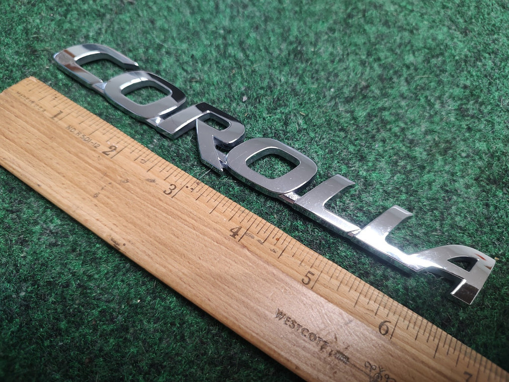 2009 2010 Toyota Corolla Trunk Lid Nameplate Emblem Badge Logo 75442-12a11 2S5