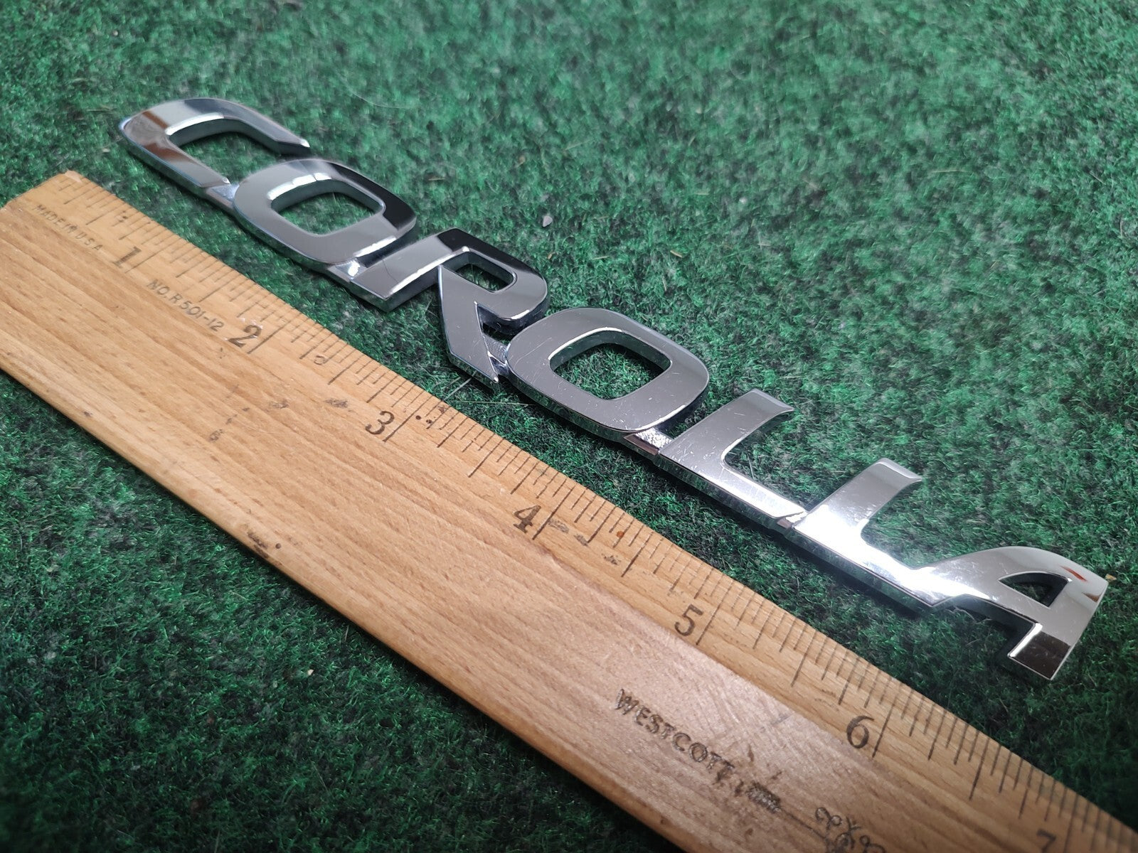 2009 2010 Toyota Corolla Trunk Lid Nameplate Emblem Badge Logo 75442-12a11 2S5