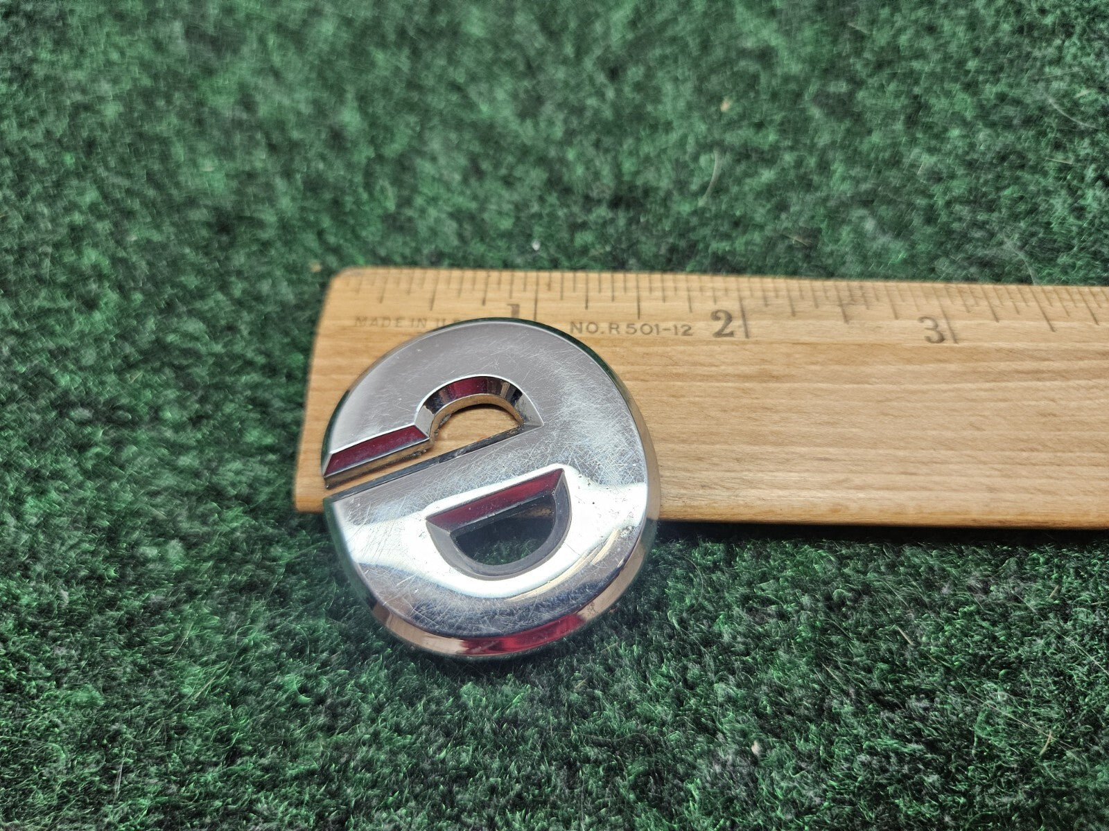 Jeep OEM "E" Chrome Hood Hatch Individual Letter Emblem Badge Logo Nameplate 7S7