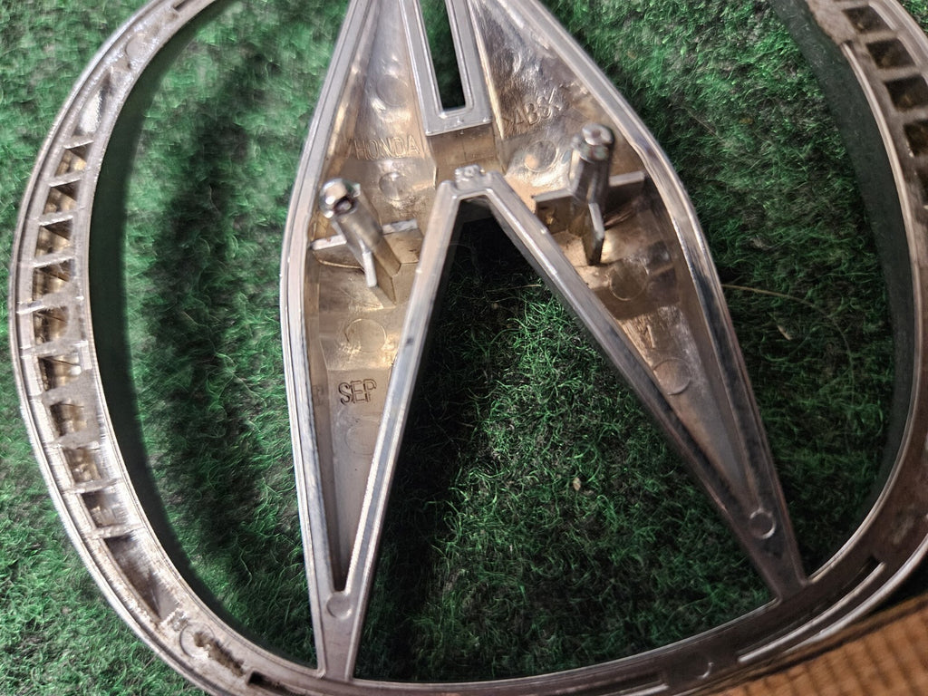 Acura Emblem Logo Badge Symbol Rear Trunk 1 Sep 1 Chrome OEM 3M4