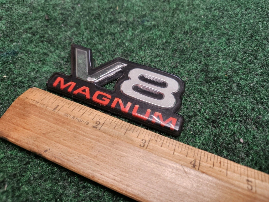 Dodge V8 Magnum Front Fender Plastic Emblem Badge Logo Nameplate Name Plate 6M8
