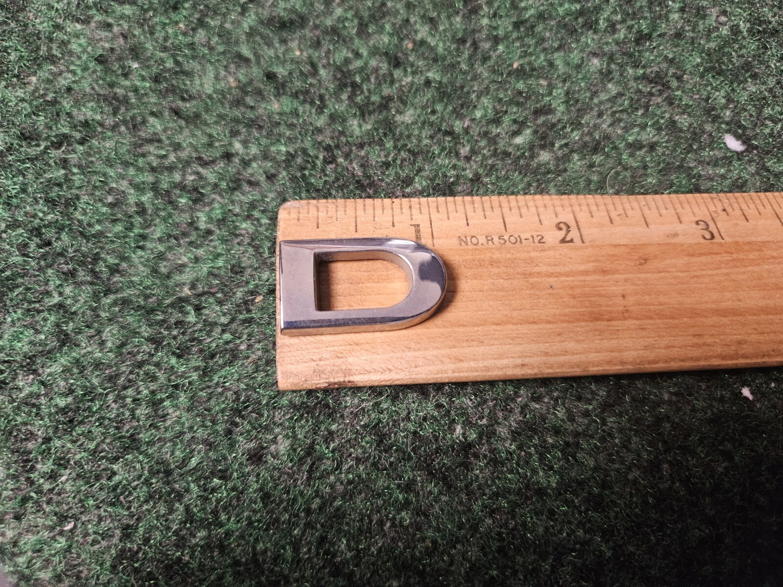 Chrysler Rear Emblem Logo Badge Letter D Chrome OEM 3L6