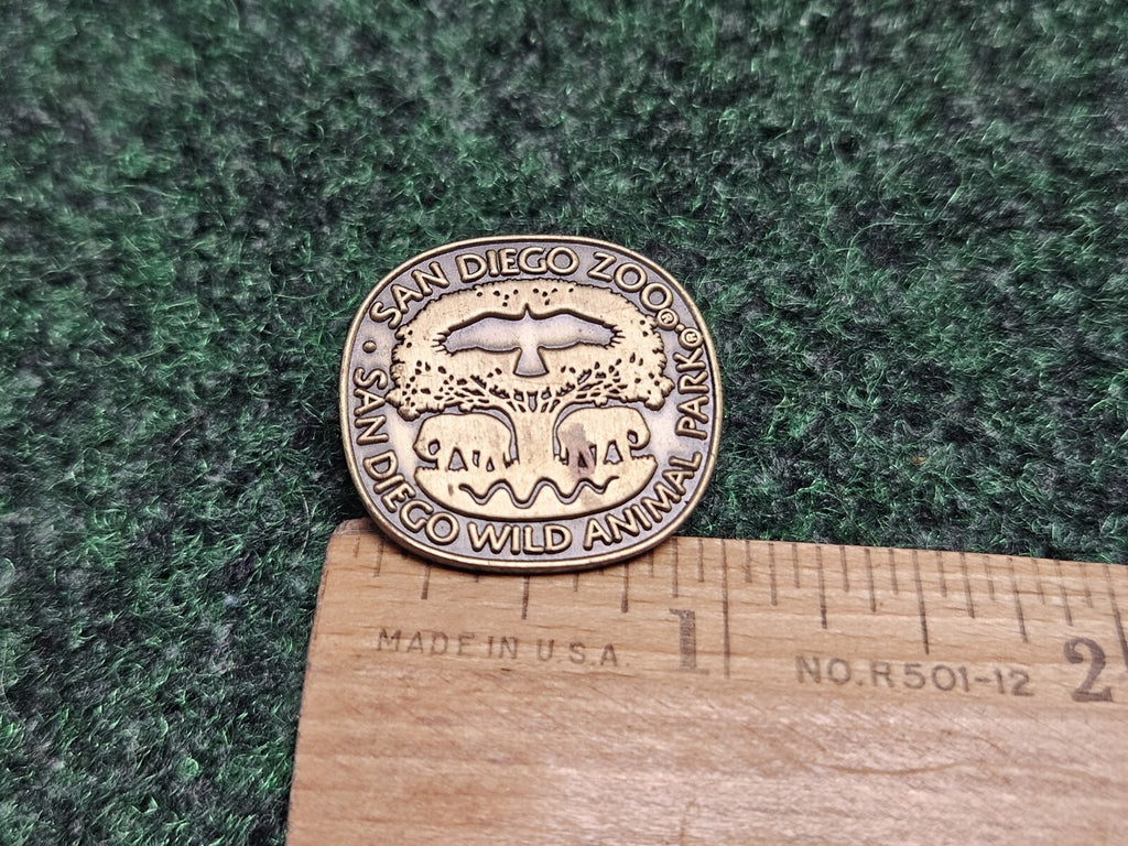 Vintage San Diego Zoo & Wild Animal Park California Souvenir Enamel Pin