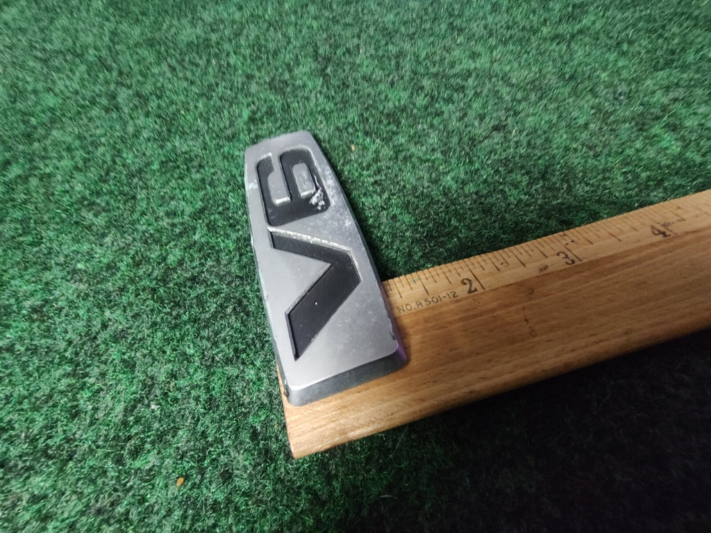 V6 Silver 3.75" Emblem Badge Logo Nameplate Name Plate OEM 6S4