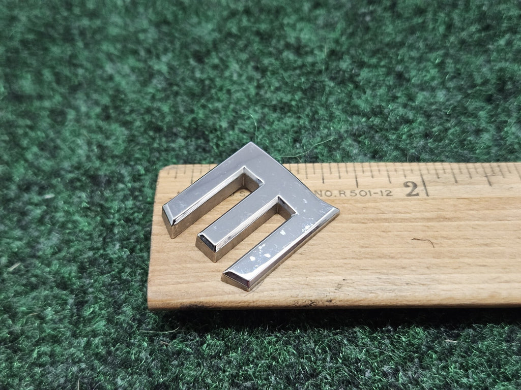 OEM "E" Chrome Individual Sign Letter Lettering Emblem Badge Logo Nameplate 7S6