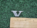 OEM "V" Chrome Individual Letter Lettering Emblem Badge Logo Volvo Nameplate 2S2
