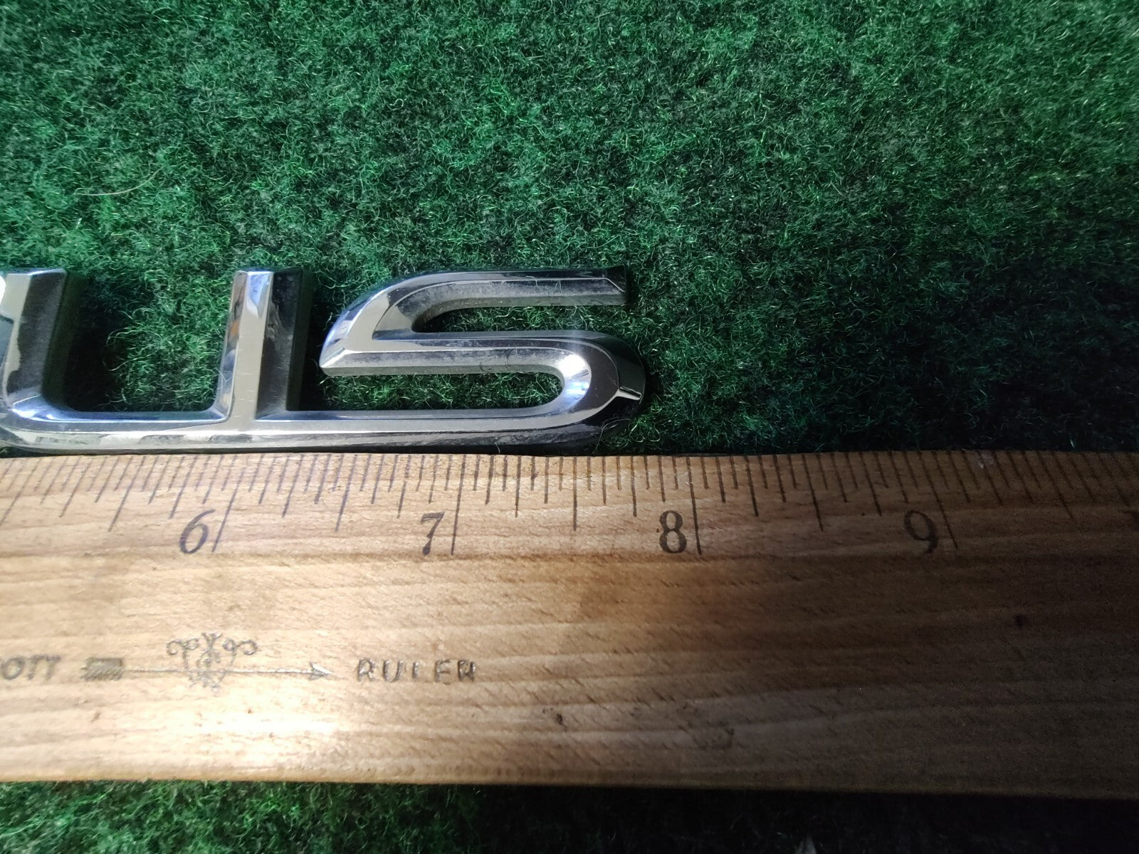1999-2003 LEXUS RX300 Rear Liftgate Emblem Badge Chrome OEM 7544148010 8L2