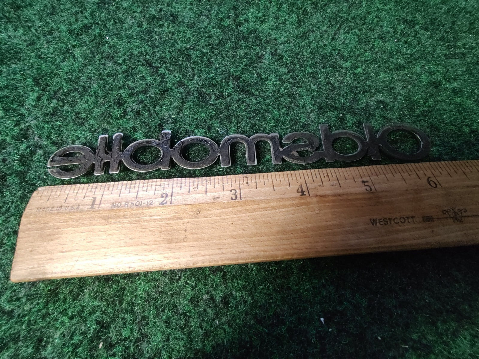 Oldsmobile OEM Chrome Emblem Badge Logo Nameplate Name Plate 1S1