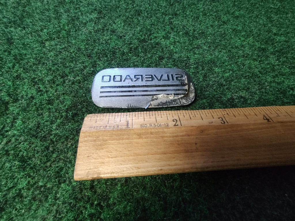 1990s SILVERADO Plastic Roof Panel Emblem OEM NAME PLATE Decal 8L2