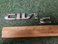 Honda OEM Civic 6" Chrome Plastic Emblem Badge Logo Nameplate Name Crack 3L8