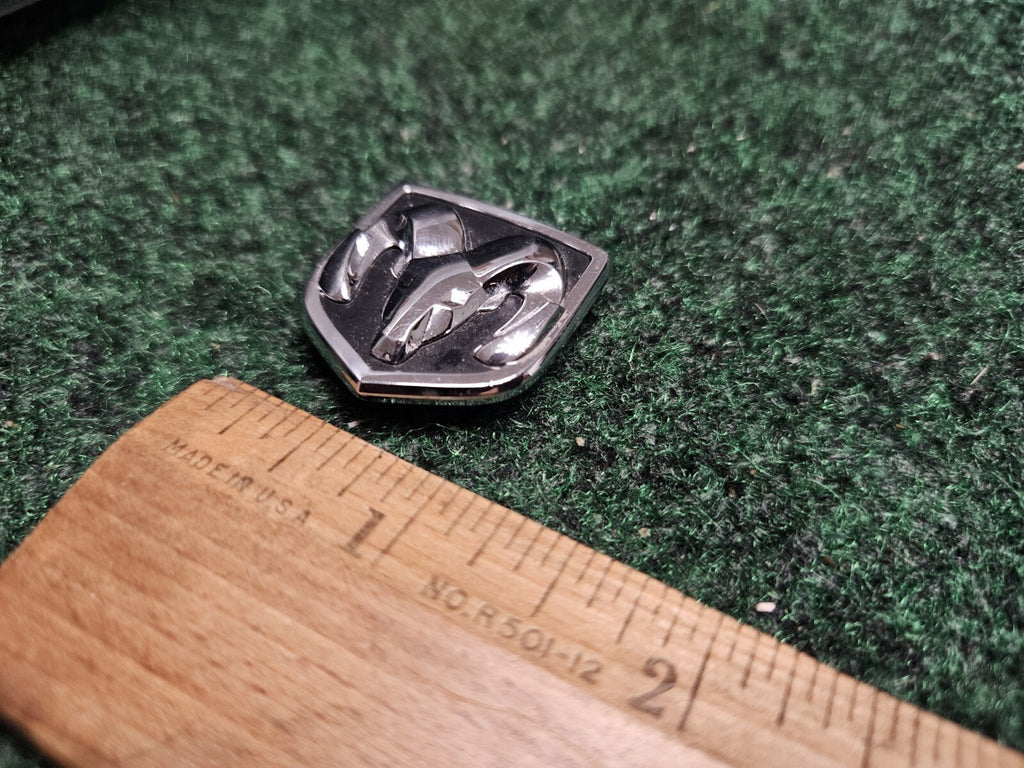 DODGE STEERING WHEEL EMBLEM RAM 1500 2500 CHARGER NITRO DURANGO OEM 5M3