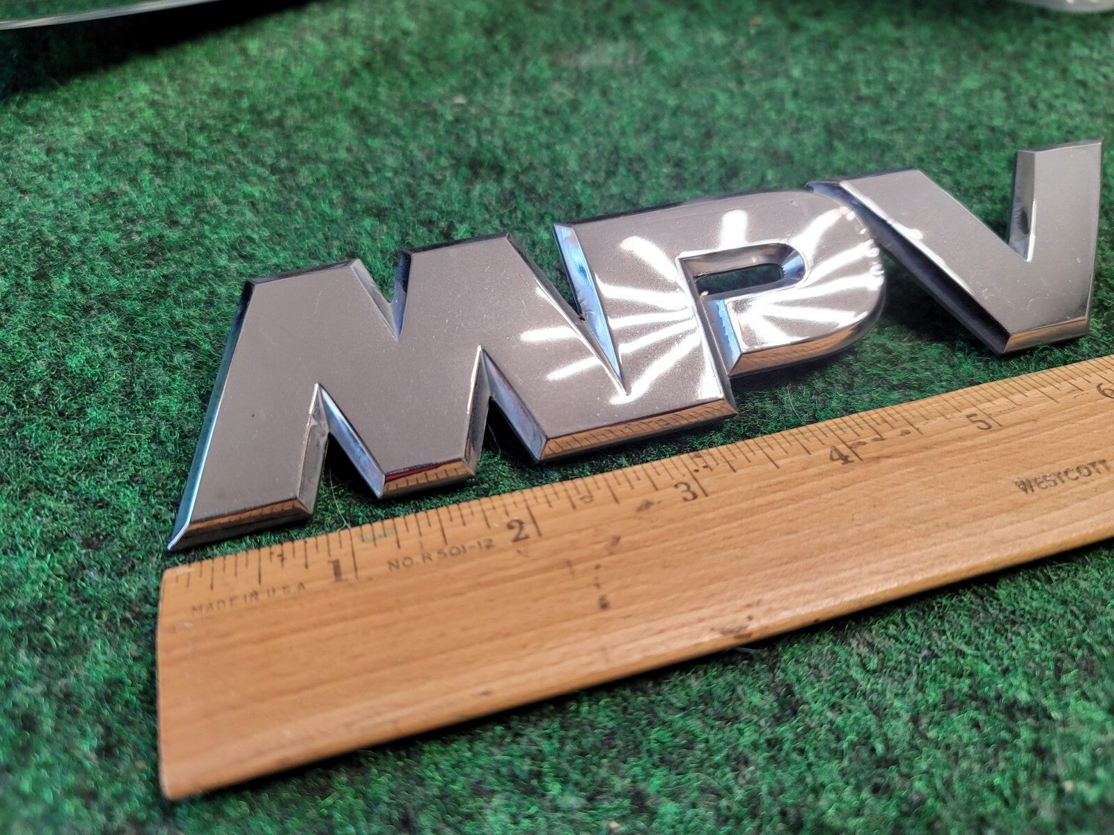 2000-2006 Mazda MPV Mini Van Rear Lift Gate Hatch Emblem 7.2'' OEM LC6251721 2M1
