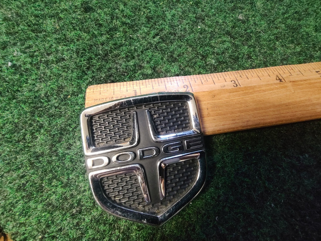 Dodge Front Grille Emblem Logo Badge OEM Name Plate Name 7S3