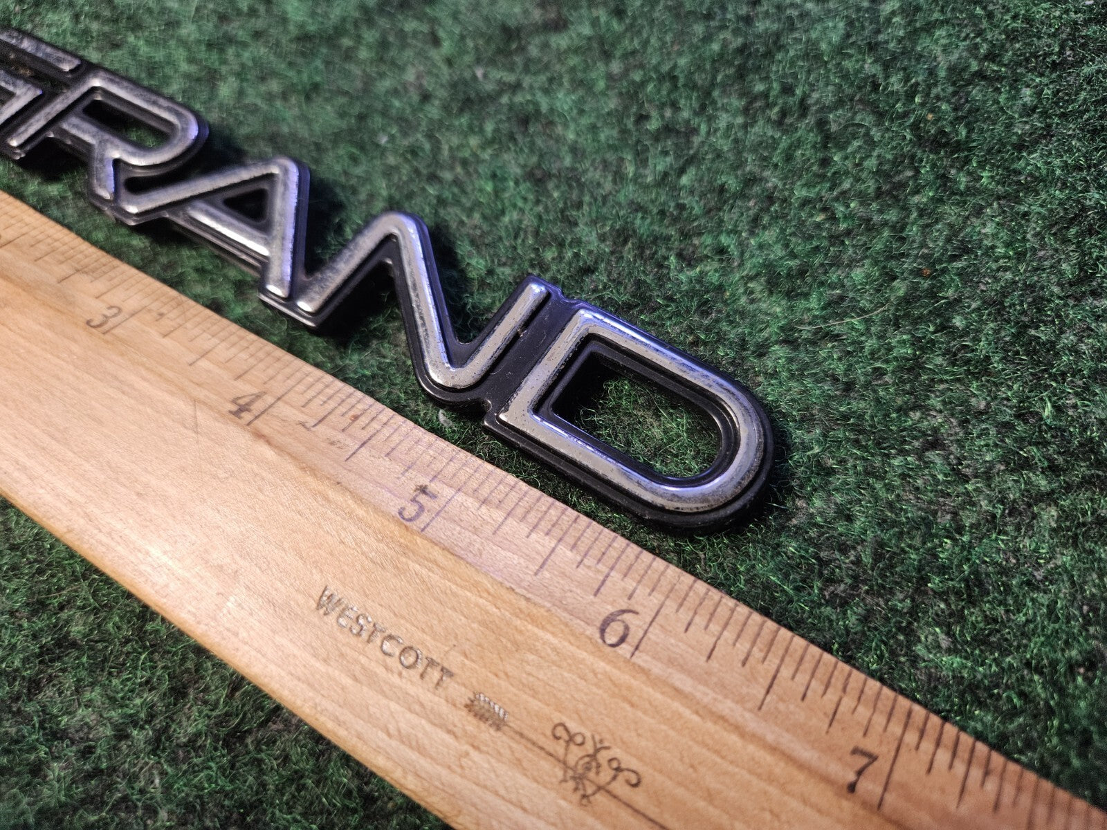Pontiac 1992-1995 Grand Emblem Badge Logo Nameplate Name Plate 5M1