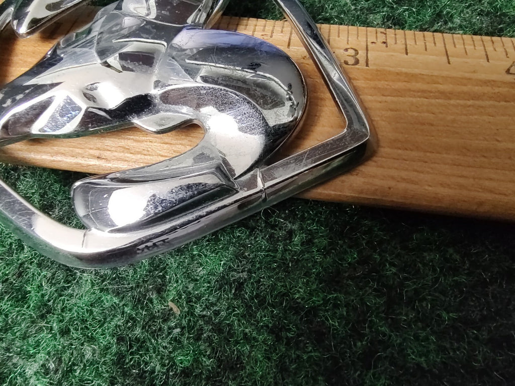 Dodge Front Grille Emblem Logo Badg OEM Name Plate Name See Measurements 7S2