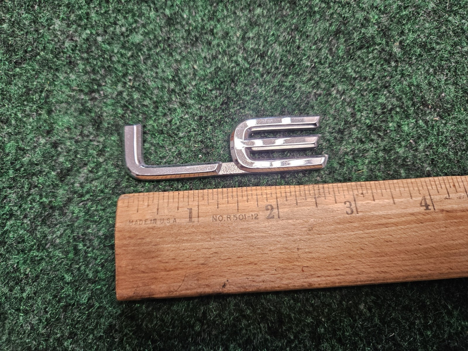 Toyota OEM LE Chrome Emblem Badge Logo Nameplate Name Plate Chrome 5M7