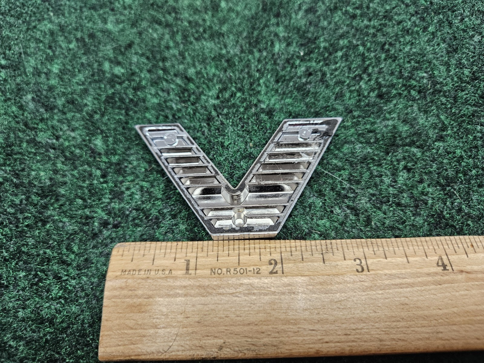 Nissan Titan V8 "V" ONLY Side Emblem Letters Badge OEM 80894-7S205 7S7