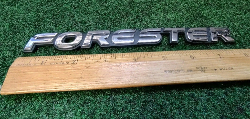 SUBARU FORESTER REAR GATE LID EMBLEM LOGO BADGE SIGN SYMBOL OEM 9L3