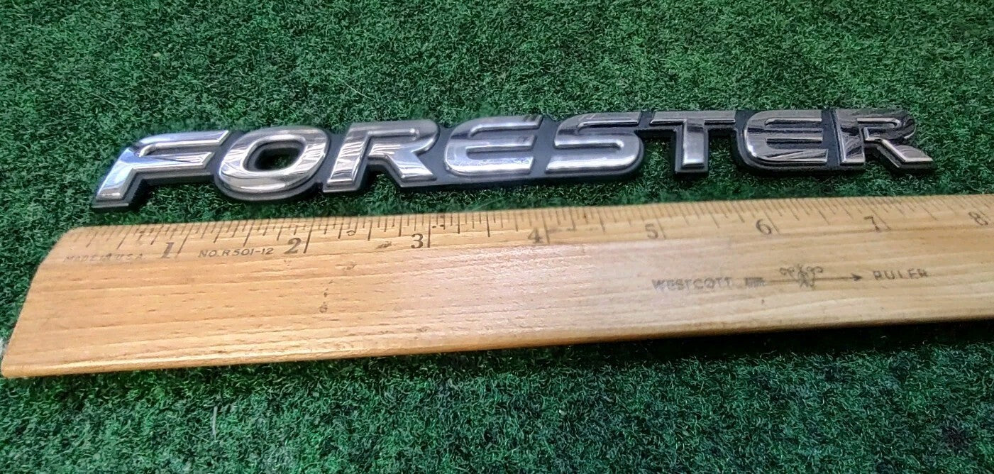 SUBARU FORESTER REAR GATE LID EMBLEM LOGO BADGE SIGN SYMBOL OEM 9L3