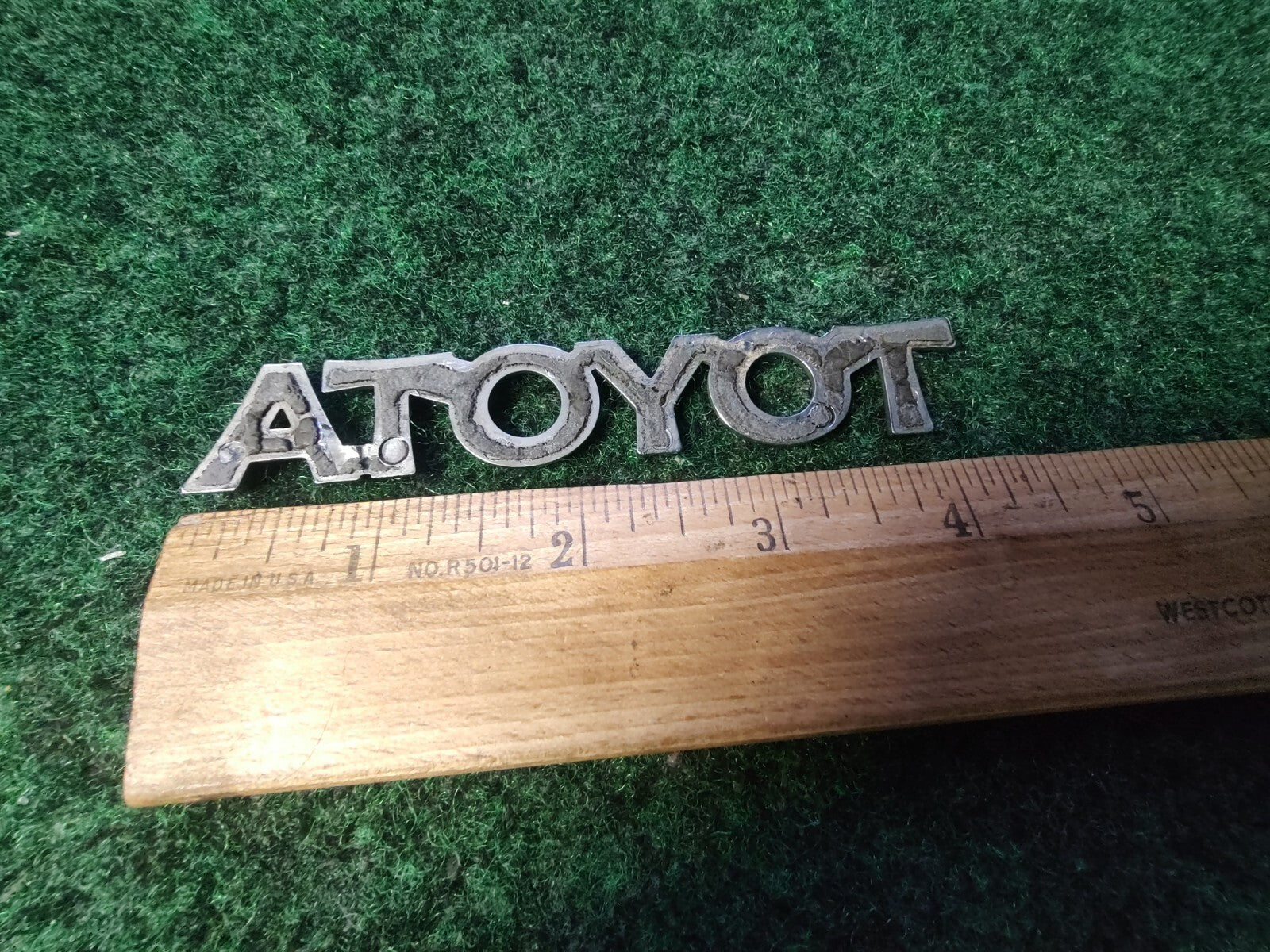 Toyota Avalon Rear Trunk Lid Emblem Name Plate 4.25'' Chrome OEM 7S3
