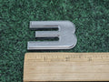 OEM 3D "3" Chrome Individual Number Lettering Emblem Badge Logo Nameplate 7S9