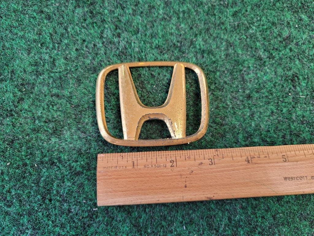 2001-2002 Honda Accord Rear Emblem Logo Badge Symbol Gold 75701-S84-A010-M1 1M4