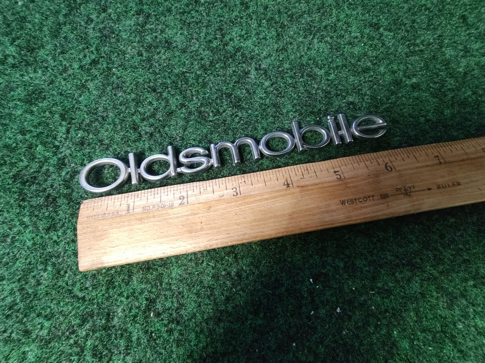 Oldsmobile OEM Chrome Emblem Badge Logo Nameplate Name Plate 1S1