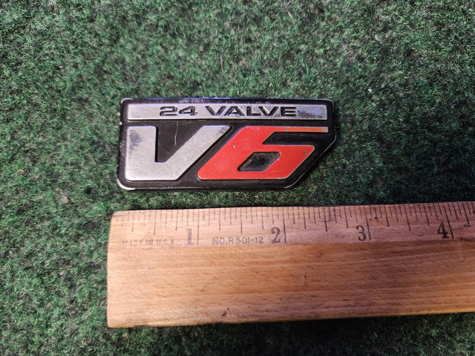 Honda OEM 1994-2002 Passport 24 Valve V6 Rear Emblem Badge Logo Name 5M1