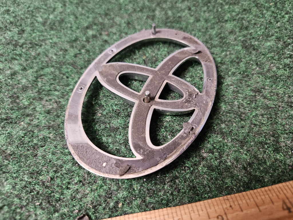 Toyota Chrome Emblem Logo Symbol Unknown Model 4" 3M4