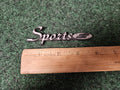 Sport Black Plastic 4" Emblem Badge Logo Nameplate Name Plate Insignia 3M4