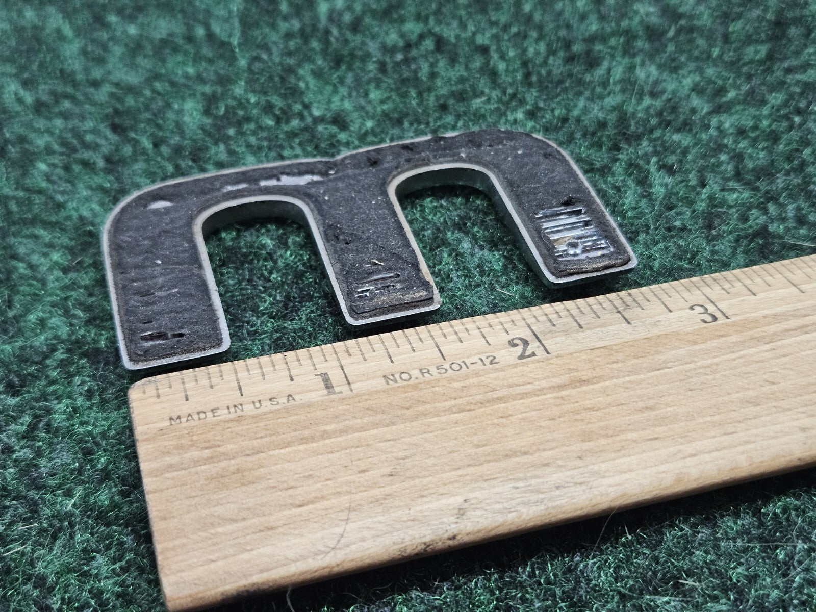 OEM "M" Silver Individual Letter Lettering Emblem Badge Logo Nameplate 3D 7S7