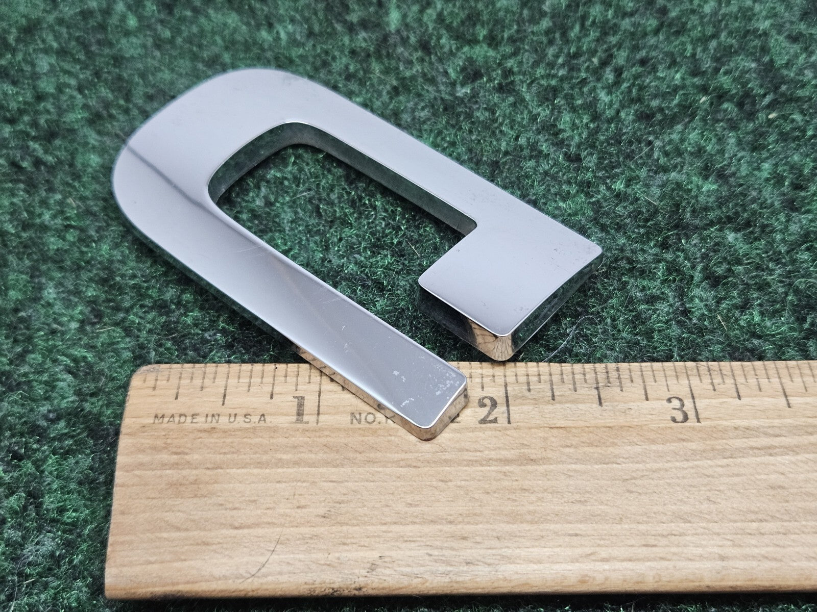 2002 - 2004 Dodge Ram 1500 LETTER D Tailgate Emblem OEM 55077300AA 7S7