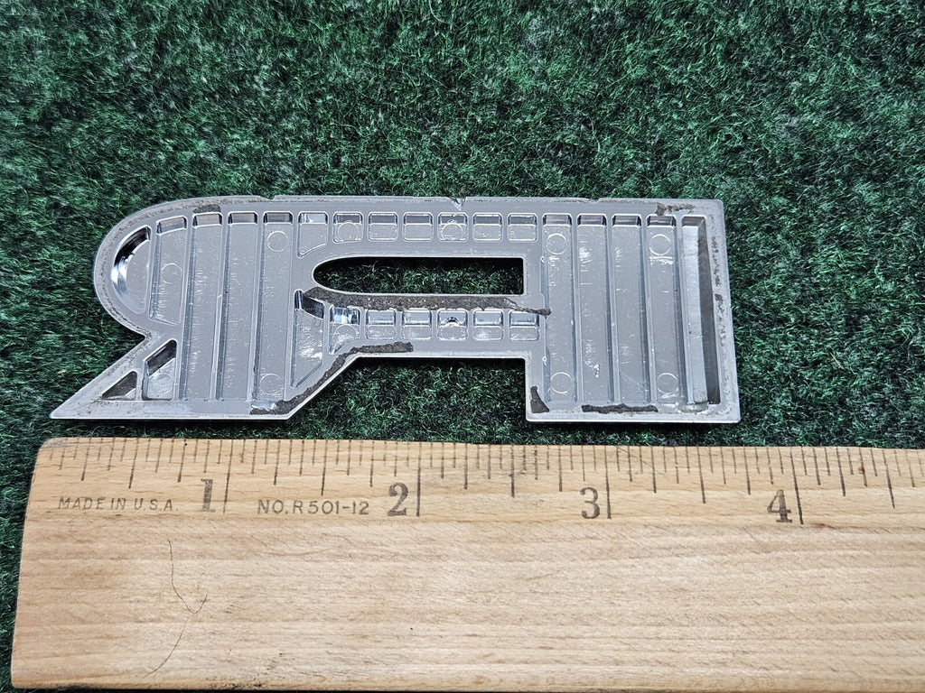 OEM "R" Chrome Individual Letter Lettering Emblem Badge Logo Nameplate 7S9