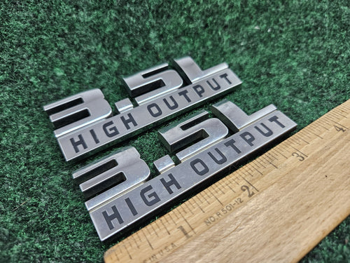 (2) Dodge Charger Magnum 3.5L HIGH OUTPUT Nameplate Emblem 04806330AA GL4