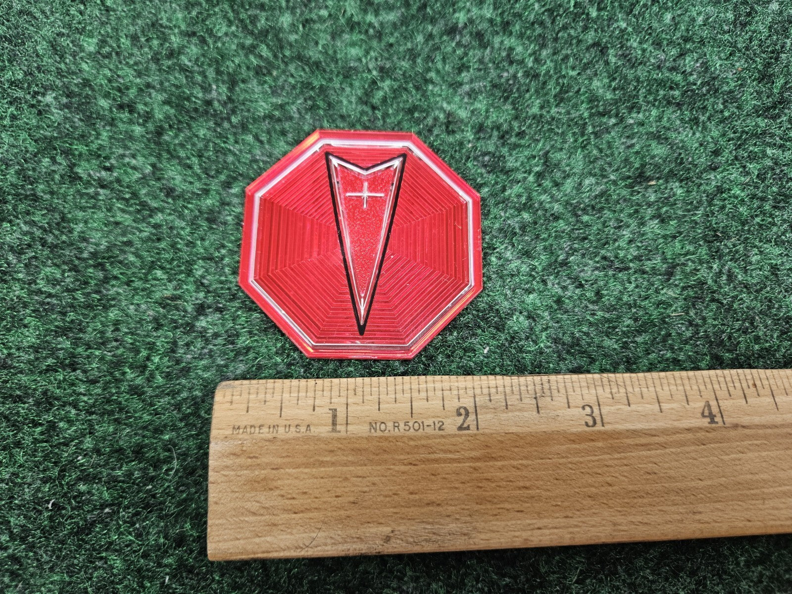 Pontiac OEM 1970's 1980's NOS Wheel Rim Insert Emblem Badge Logo Name 527078 Stk