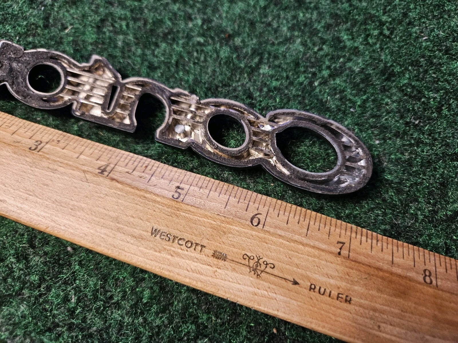 95 96 97 98 99 00 FORD CONTOUR REAR CHROME EMBLEM LOGO BADGE SYMBOL 4M9