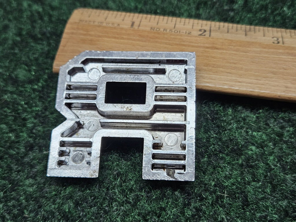 OEM "R" Chrome Individual Letter Lettering Emblem Badge Logo Nameplate 1.6"  7S6