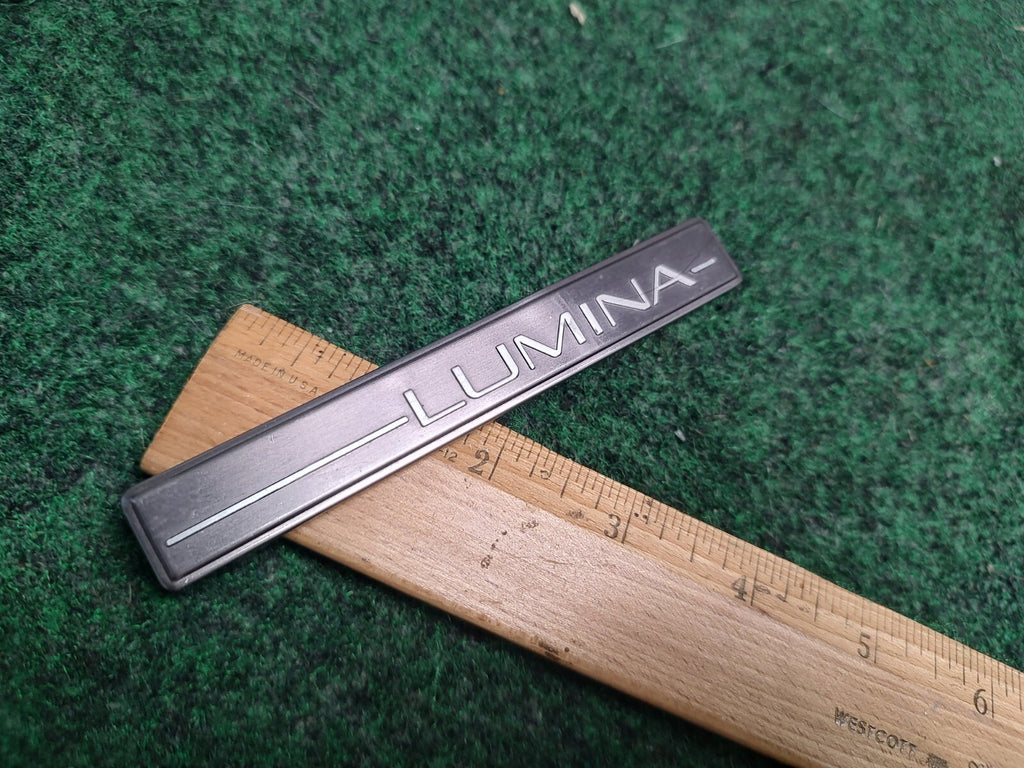 Chevy OEM Lumina Gray 4 5/8" Emblem Badge Logo Nameplate Name Plate 10094486 1L4