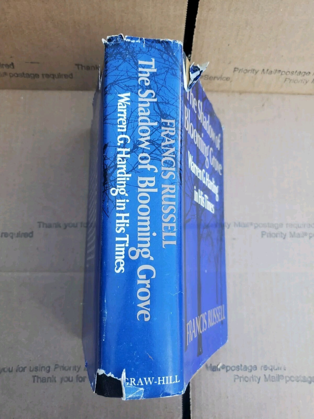 The SHADOW of BLOOMING GROVE: Warren G. Harding by Francis Russell (1968 HC  B8