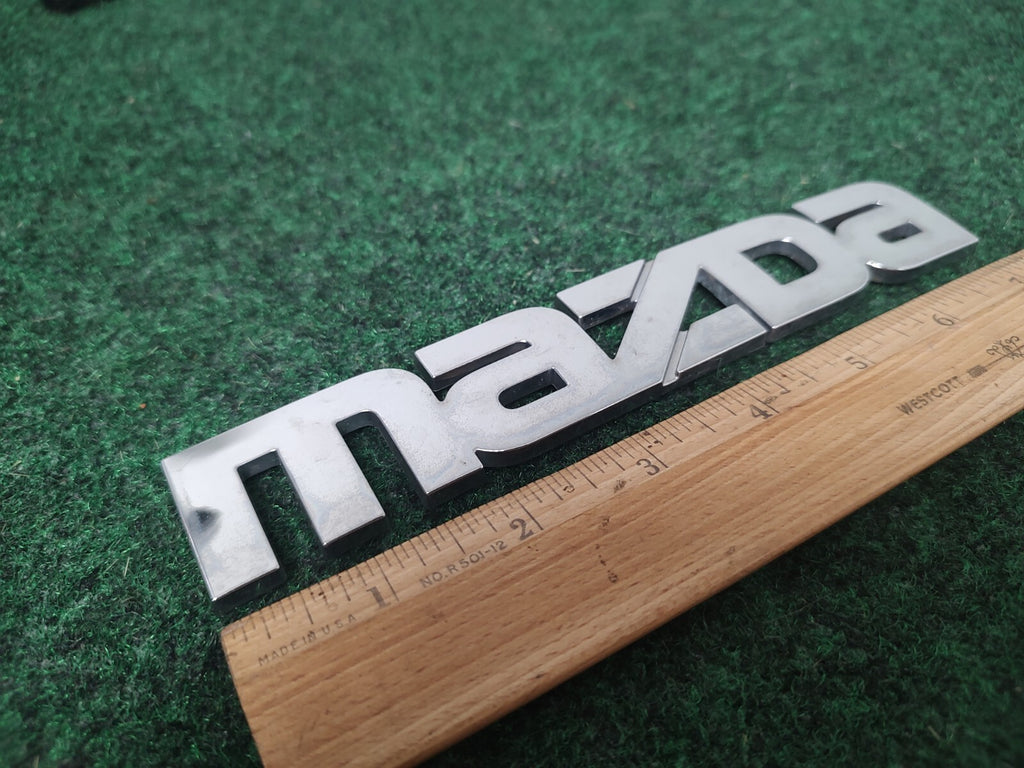 Mazda OEM Chrome Emblem Badge Logo Nameplate Name Plate 1M4