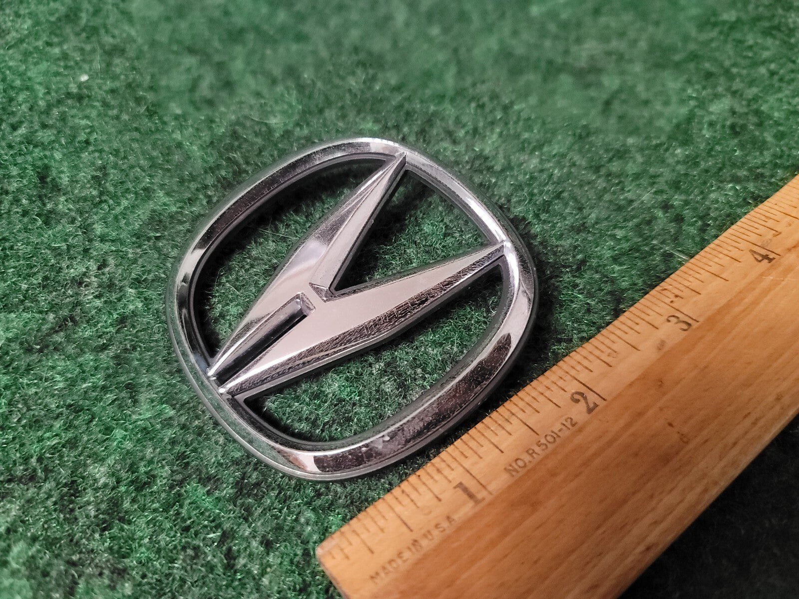ACURA EMBLEM ORNAMENT CHROME BADGE NAMEPLATE OEM SL5 2 5S2