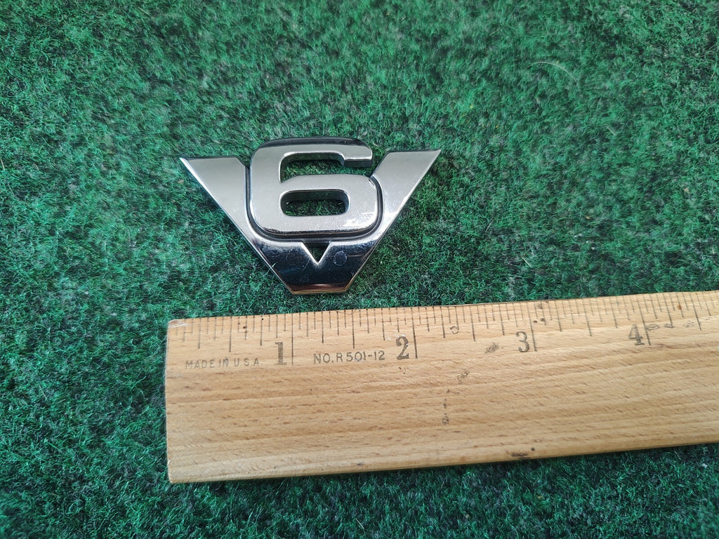 Ford Escape V6 Front Side Fender Emblem Chrome OEM YL8416C144AB 3S9