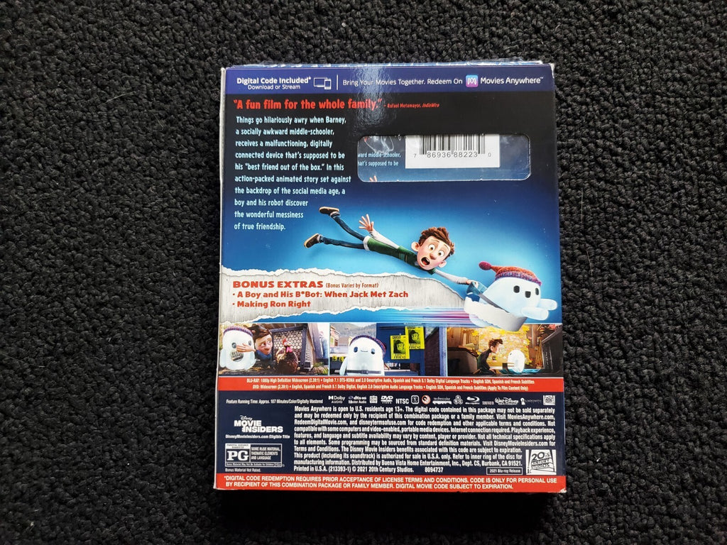 RON'S GONE WRONG Blu-Ray DVD NEW SEALED