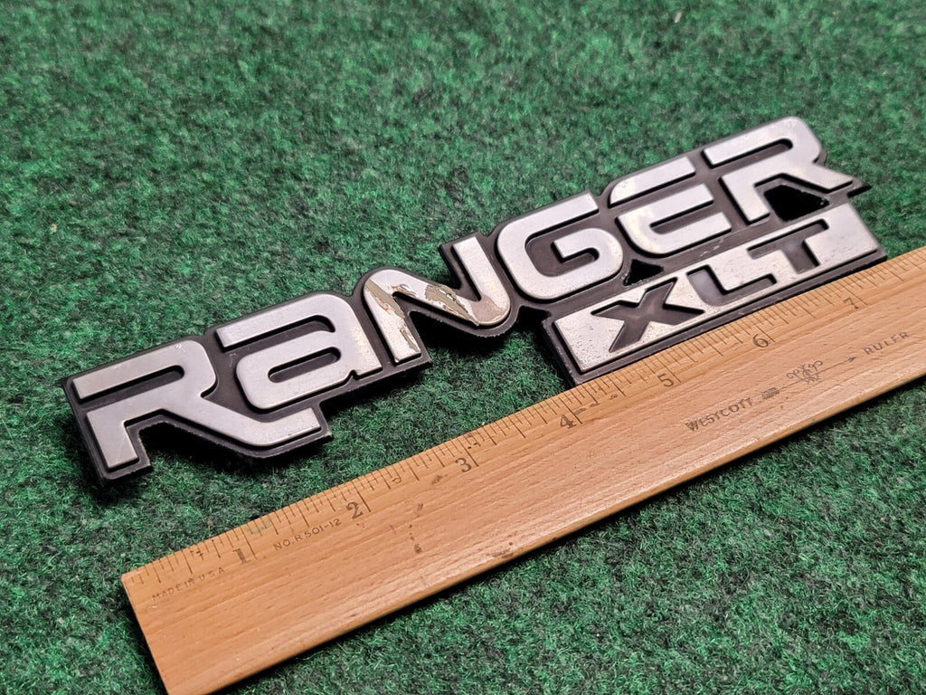 Ford 1993-2005 Ranger XLT Chrome Fender Emblem Badge Nameplate F67B16B114BA 1M7