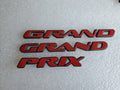1997 1998 1999 2003 Pontiac Grand Prix Door Name Plate RED NAMEPLATE OEM VNTG