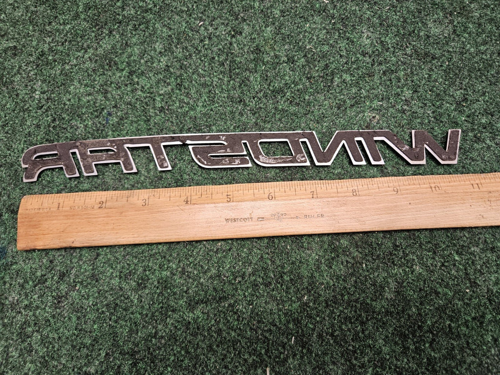 FORD WINDSTAR REAR CHROME EMBLEM NAME PLATE  LOGO BADGE SYMBOL USED OEM 5M2