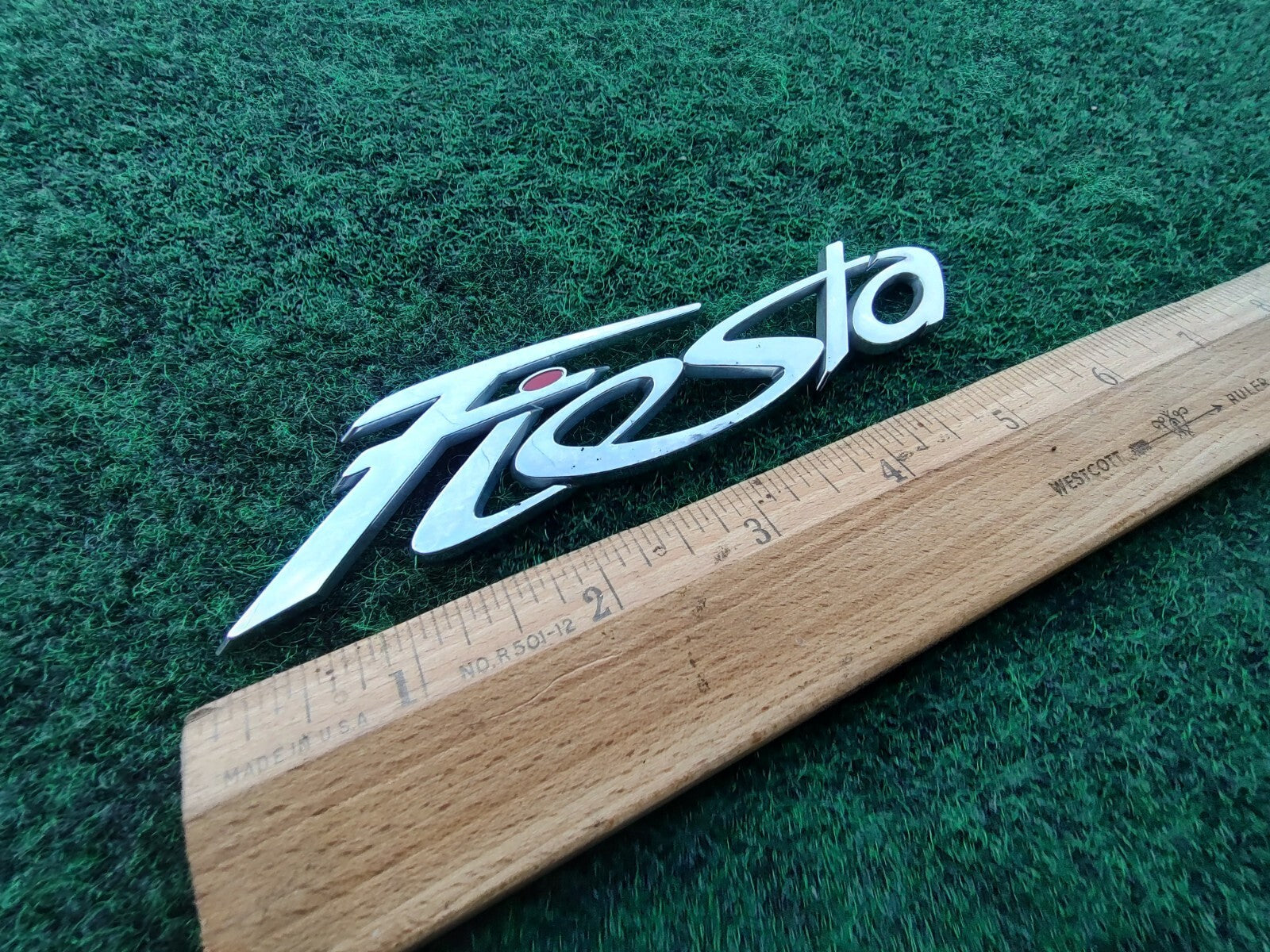 2011 - 2019 FORD FIESTA REAR CHROME EMBLEM LOGO BADGE LETTERS SYMBOL OEM 2L3